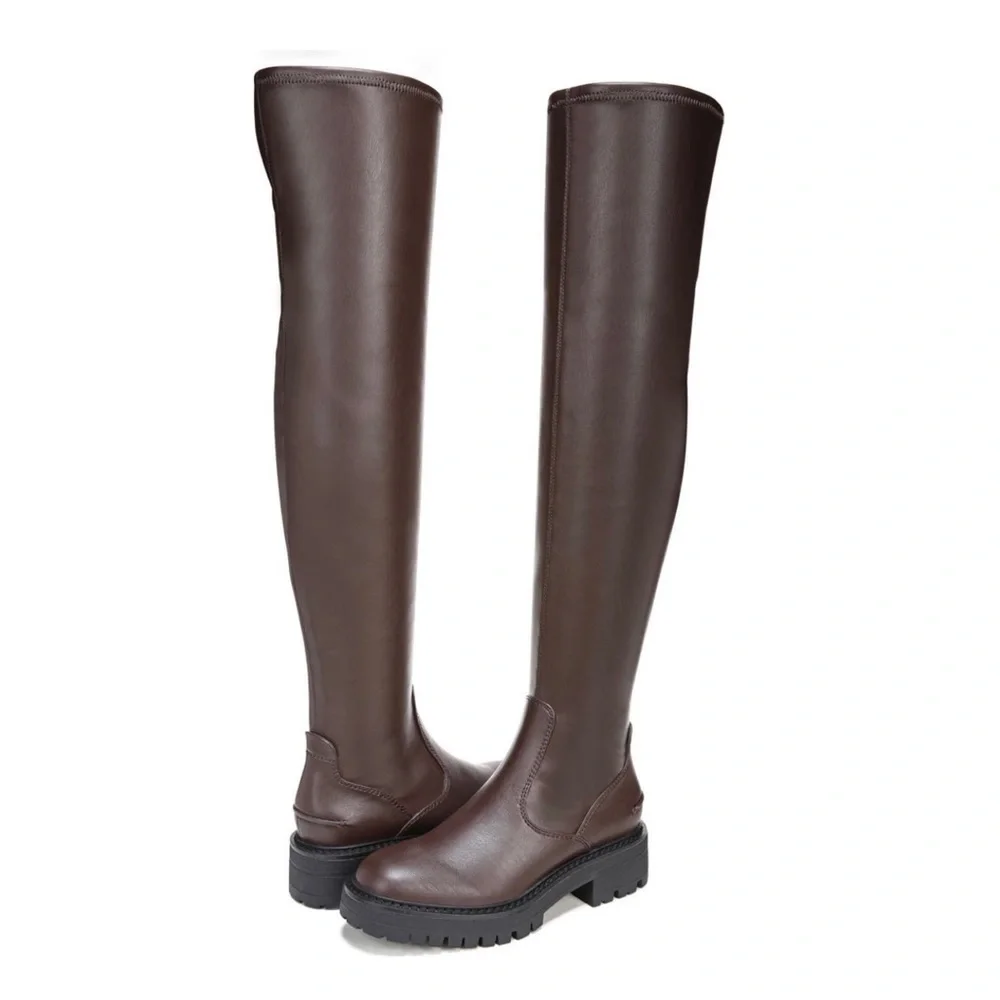Sarto by Franco Sarto Over the Knee Boot NWT Brown 7